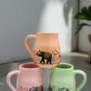 Blue Pottery Multicolor Handpainted Ceramic Tea Set - Image 4
