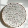 Muted Pastel Phool Bagh Dinner Plate – Handcrafted Ceramic Floral Design - Image 4