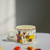 Punjabi Folk Dance Ceramic Tea Cup Set (Set of 6) - Image 2