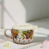 Punjabi Folk Dance Ceramic Tea Cup Set (Set of 6) - Image 3